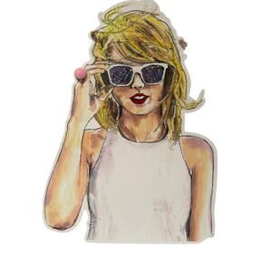 Taylor Swift 1989 Sunglasses Sparkle Glitter Door Hanger 504 Funk